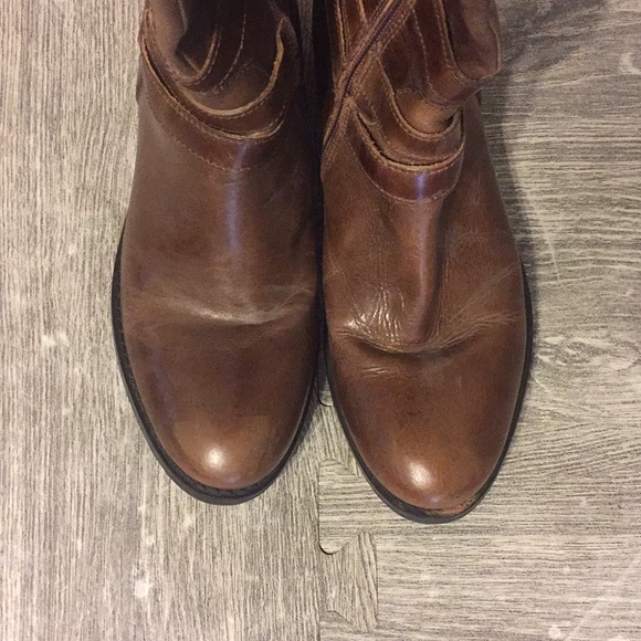 Malisse Brown Riding Boots - Picture 2 of 4